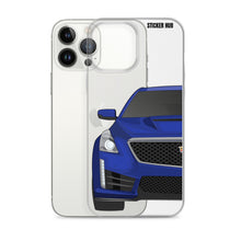 Load image into Gallery viewer, Wave Blue Cadillac CTS-V - iPhone Case