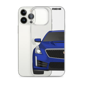 Wave Blue Cadillac CTS-V - iPhone Case