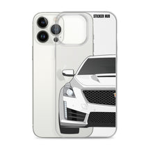 Load image into Gallery viewer, White Cadillac CTS-V - iPhone Case