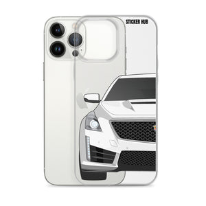 White Cadillac CTS-V - iPhone Case