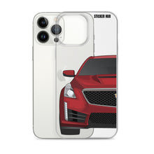 Load image into Gallery viewer, Red Cadillac CTS-V - iPhone Case