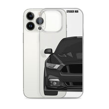 Load image into Gallery viewer, Black 15-17 Mustang 5.0 - iPhone Case