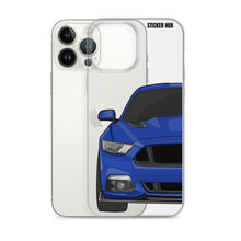 Load image into Gallery viewer, Deep Impact Blue 15-17 Mustang 5.0 - iPhone Case