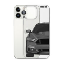 Load image into Gallery viewer, Gray 15-17 Mustang 5.0 - iPhone Case