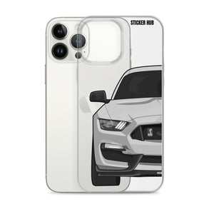 Silver Mustang GT350 - iPhone Case