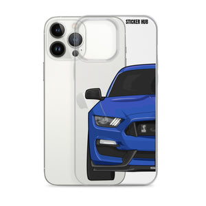 Lightning Blue Mustang GT350 - iPhone Case