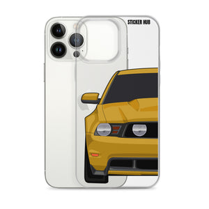 Yellow 11-12 Mustang 5.0 - iPhone Case