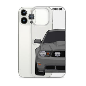 Gray 11-12 Mustang 5.0 - iPhone Case