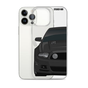 Black 13-14 Mustang 5.0 - iPhone Case