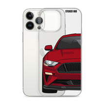 Load image into Gallery viewer, Ruby Red 18-21 Mustang 5.0 - iPhone Case