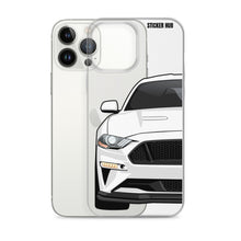 Load image into Gallery viewer, White 18-21 Mustang 5.0 - iPhone Case