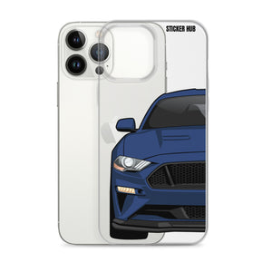 Kona Blue 18-21 Mustang 5.0 - iPhone Case