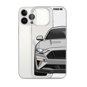 Silver 18-21 Mustang 5.0 - iPhone Case