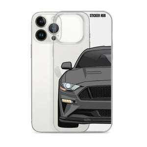 Gray 18-21 Mustang 5.0 - iPhone Case