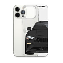 Load image into Gallery viewer, Black 18-21 Mustang 5.0 - iPhone Case