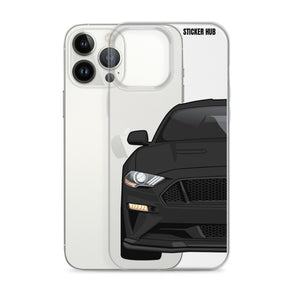 Black 18-21 Mustang 5.0 - iPhone Case