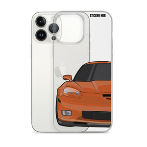 Atomic Orange C6 Corvette Z06 - iPhone Case