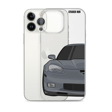 Load image into Gallery viewer, Cyber Gray C6 Corvette Z06 - iPhone Case