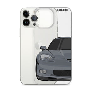 Cyber Gray C6 Corvette Z06 - iPhone Case