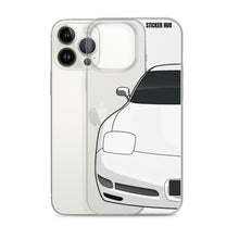 Load image into Gallery viewer, White C5 Corvette Z06 - iPhone Case