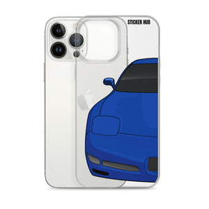 Electron Blue C5 Corvette Z06iPhone Case