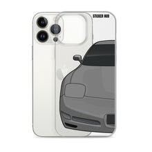 Load image into Gallery viewer, Pewter Gray C5 Corvette Z06 - iPhone Case