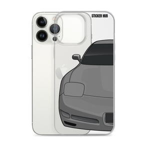 Pewter Gray C5 Corvette Z06 - iPhone Case