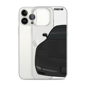 Black C5 Corvette Z06 - iPhone Case