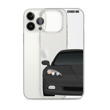 Load image into Gallery viewer, Black C6 Corvette - iPhone Case