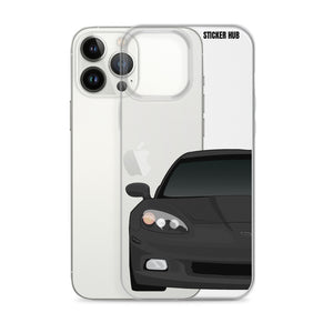 Black C6 Corvette - iPhone Case