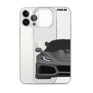 Gray C7 Corvette Zr1 - iPhone Case