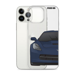 Night Race Blue C7 Corvette Stingray -iPhone Case