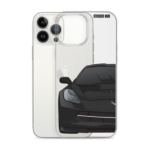 Black C7 Corvette Stingray - iPhone Case