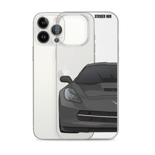 Load image into Gallery viewer, Gray C7 Corvette Stingray - iPhone Case