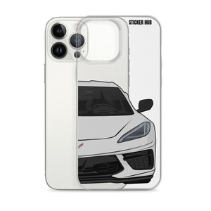 Ceramic Matrix Gray C8 Corvette - iPhone Case