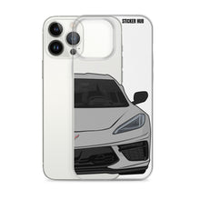 Load image into Gallery viewer, Silver C8 Corvette - iPhone Case