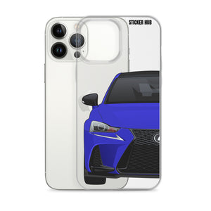 Ultrasonic Blue Lexus IS300 - iPhone Case