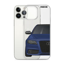 Load image into Gallery viewer, Estoril Blue B8 Audi S4 - iPhone Case