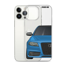 Load image into Gallery viewer, Sprint Blue B8 Audi S4 - iPhone Case