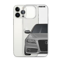 Load image into Gallery viewer, Quartz Gray B8 Audi S4 - iPhone Case