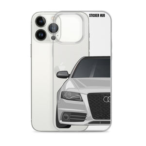 Silver B8 Audi S4 - iPhone Case