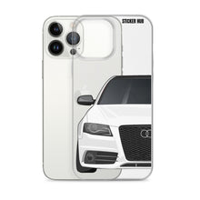 Load image into Gallery viewer, White B8 Audi S4 - iPhone Case