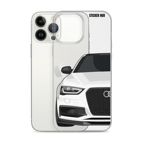 White B8.5 Audi S4 - iPhone Case