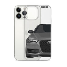 Load image into Gallery viewer, Monsoon Gray B8.5 Audi S4 - iPhone Case