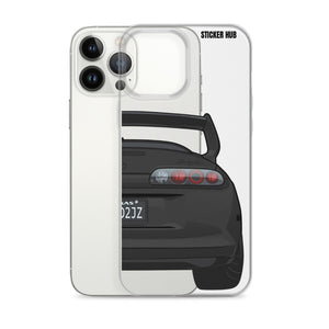 Black Toyota Supra - iPhone Case