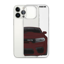 Load image into Gallery viewer, Octane Red Charger Hellcat (Widebody) - iPhone Case