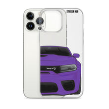 Load image into Gallery viewer, Purple Charger Hellcat (Widebody) - iPhone Case