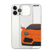 Load image into Gallery viewer, Orange Lamborghini Aventadoor - iPhone Case