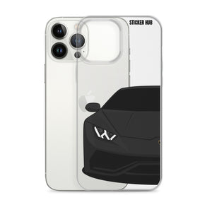 Black Lamborghini Huracan - iPhone Case