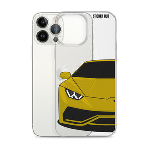 Yellow Lamborghini Huracan - iPhone Case